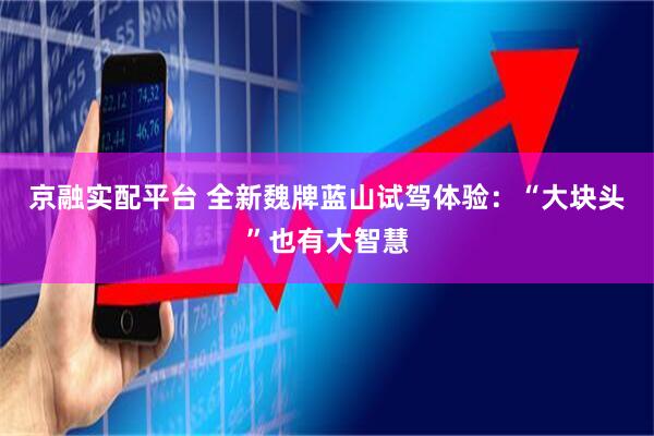 京融实配平台 全新魏牌蓝山试驾体验：“大块头”也有大智慧