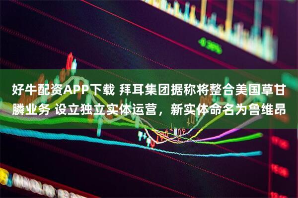 好牛配资APP下载 拜耳集团据称将整合美国草甘膦业务 设立独立实体运营，新实体命名为鲁维昂